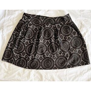 Tacera Laser Cut A-Line Skirt size 14